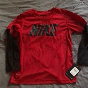 Nike DriFit Boys Size 7 long sleeve